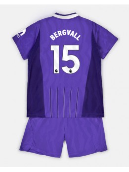 Otroški Nogometna dresi replika Tottenham Hotspur Lucas Bergvall #15 Tretji 2026-27 Kratek rokav (+ hlače)